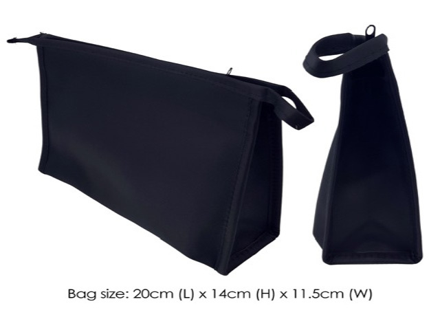 TOILETRY BAG BASIC BLACK
